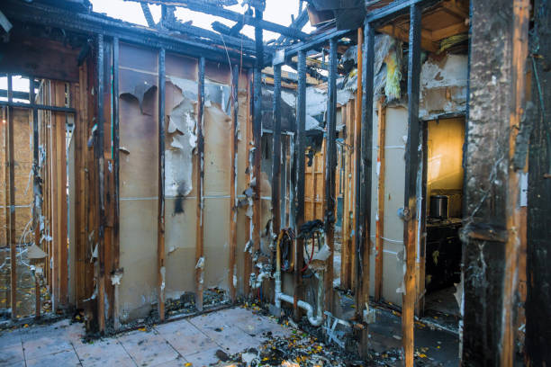 Professional Fire Damage Removal technician working in West Mifflin, PA